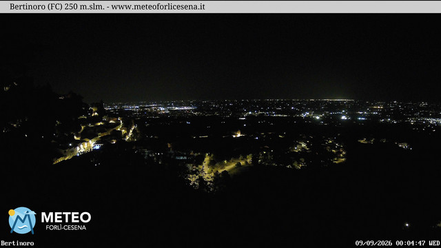 time-lapse frame, Bertinoro webcam