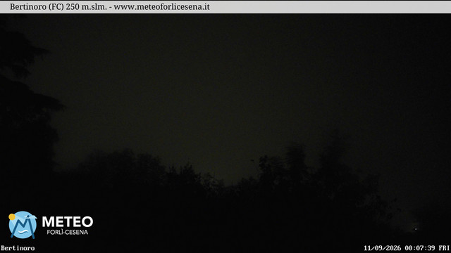 time-lapse frame, Bertinoro webcam