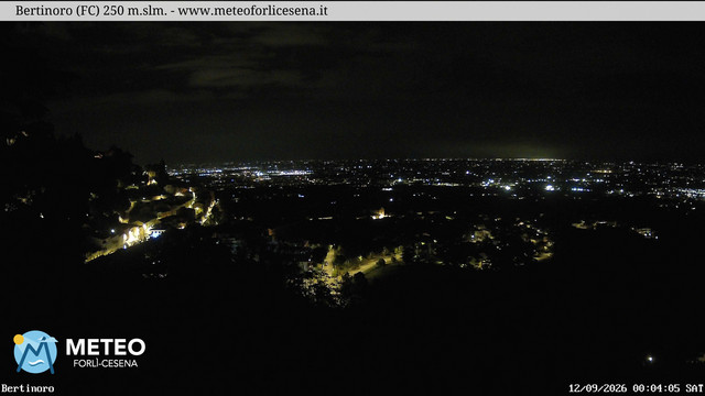 time-lapse frame, Bertinoro webcam