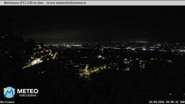 time-lapse frame, Bertinoro webcam