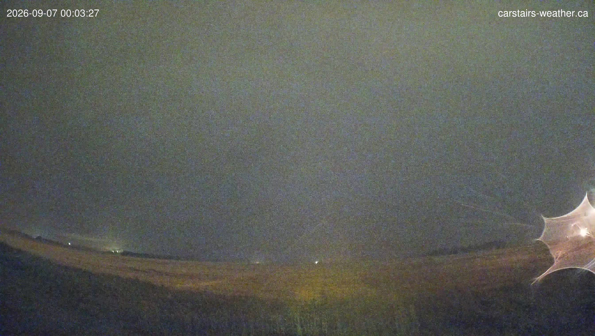 time-lapse frame, Carstairs Sky Cam webcam
