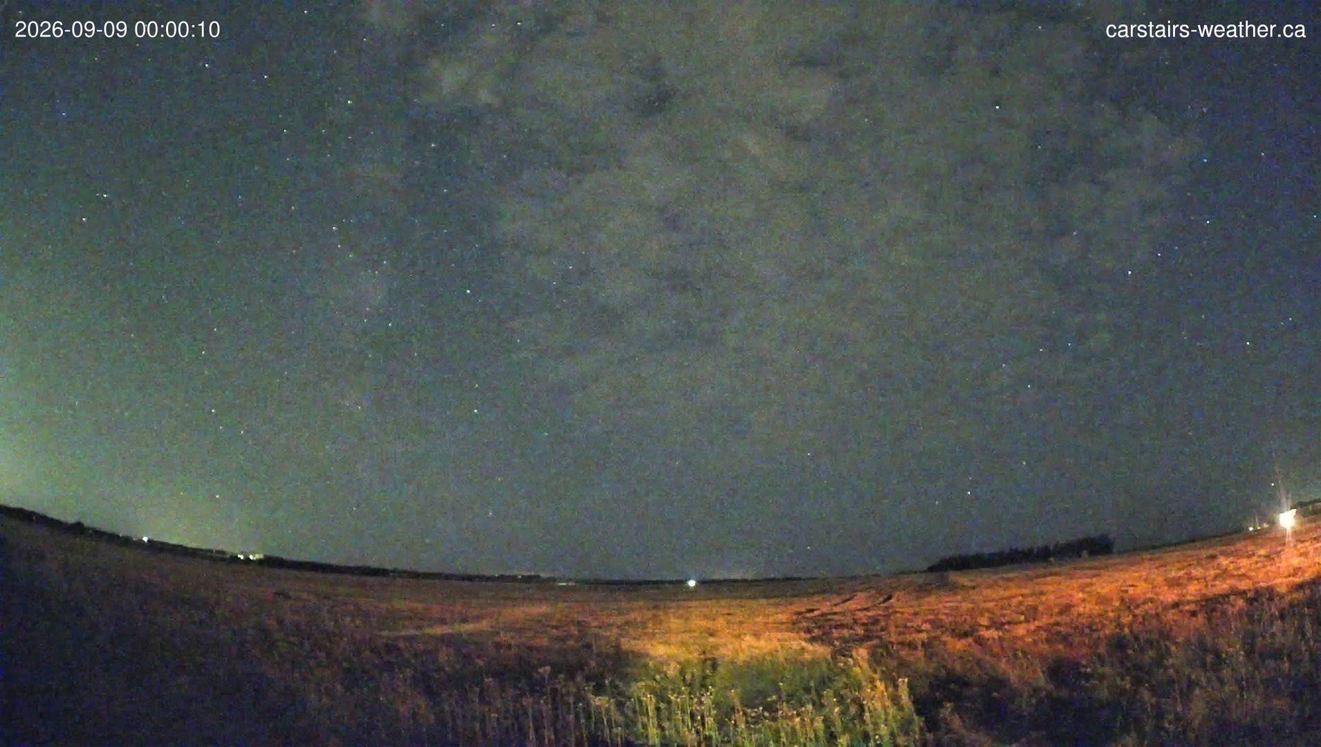 time-lapse frame, Carstairs Sky Cam webcam