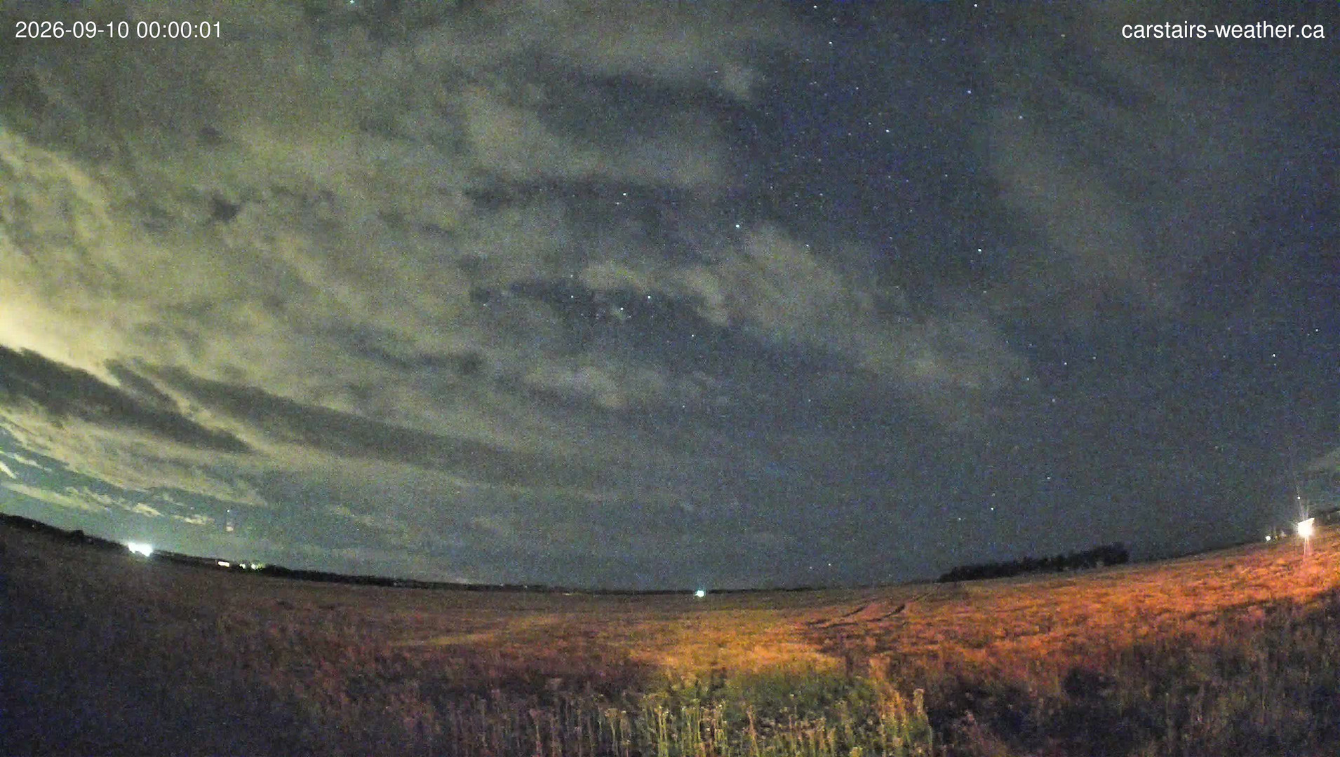 time-lapse frame, Carstairs Sky Cam webcam