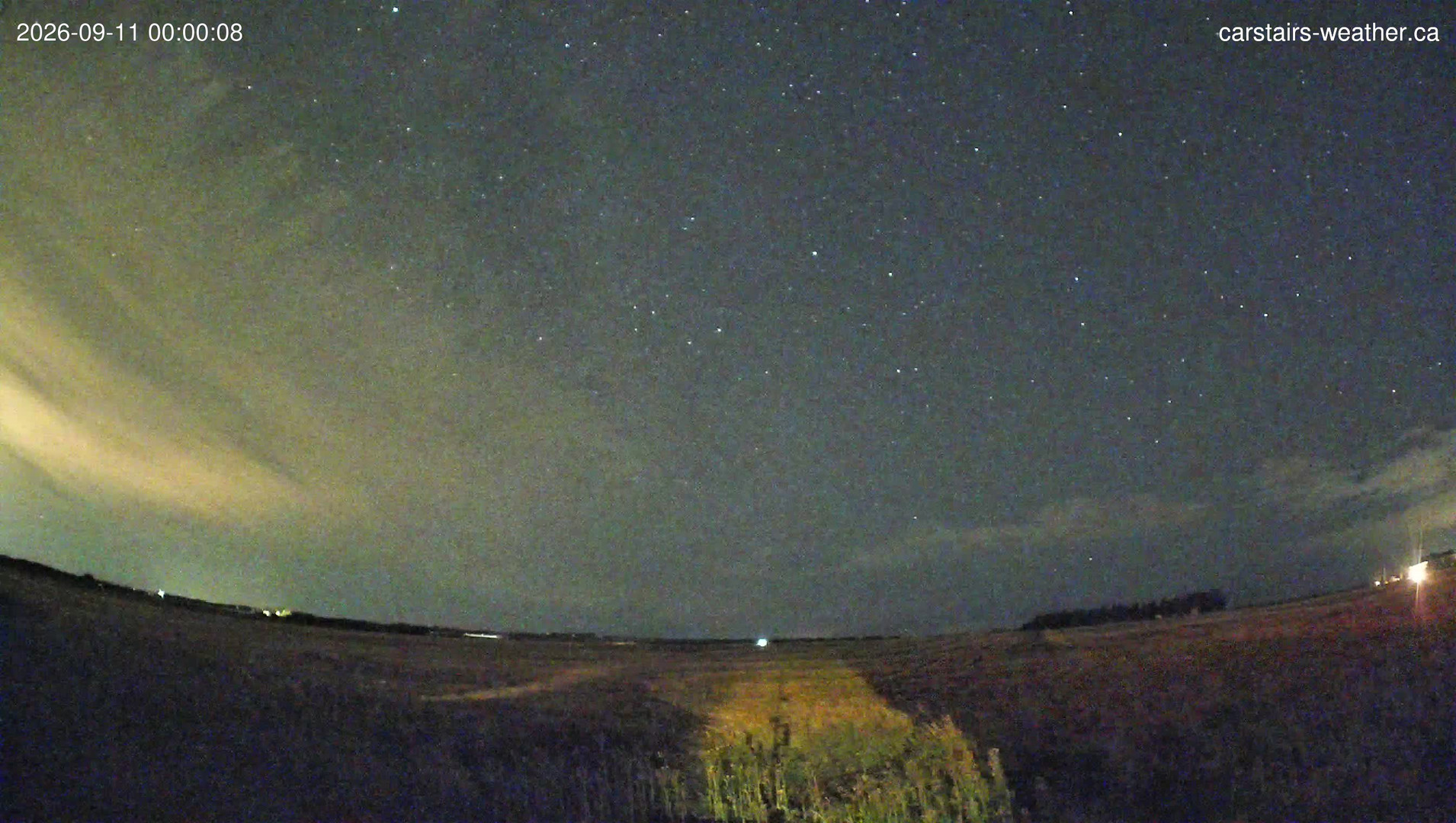 time-lapse frame, Carstairs Sky Cam webcam