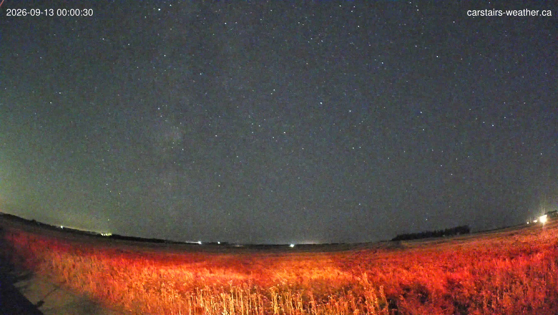 time-lapse frame, Carstairs Sky Cam webcam
