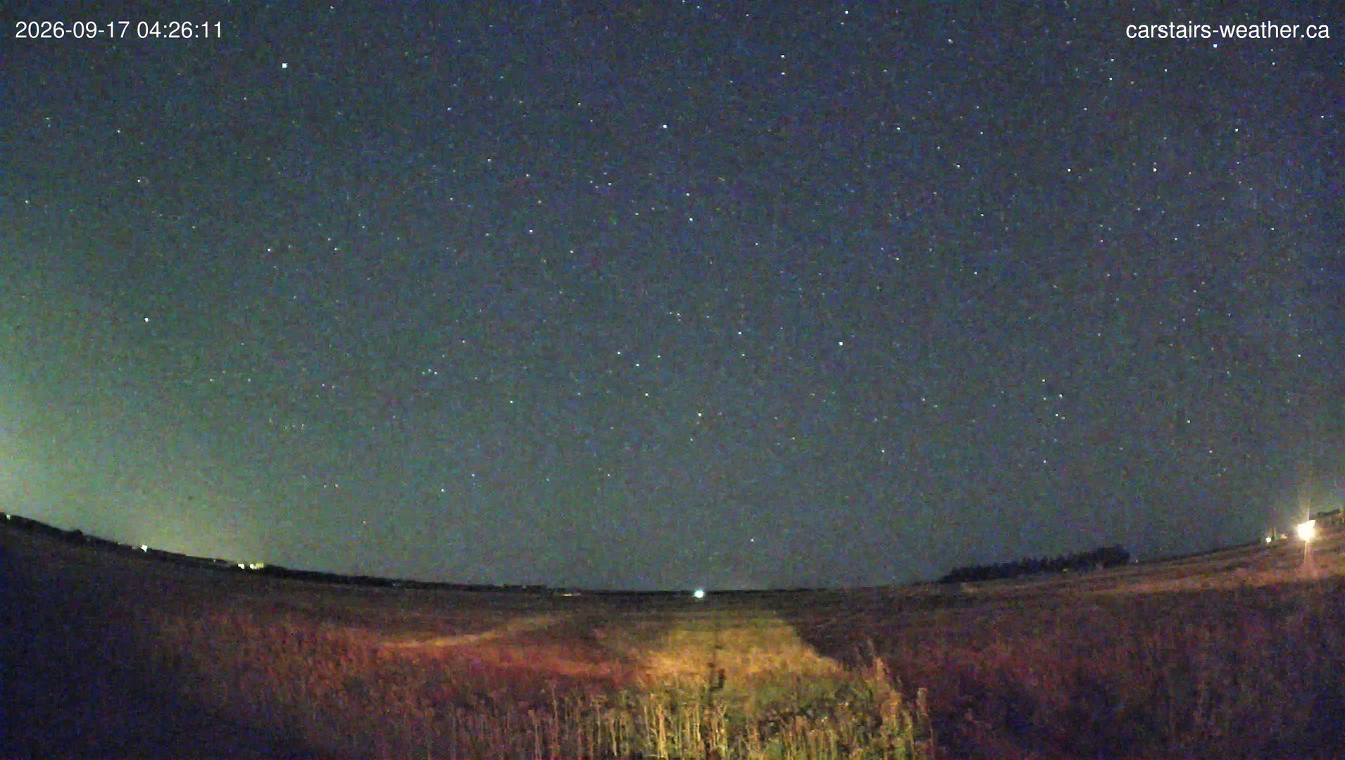 view from Carstairs Sky Cam on 2026-09-17
