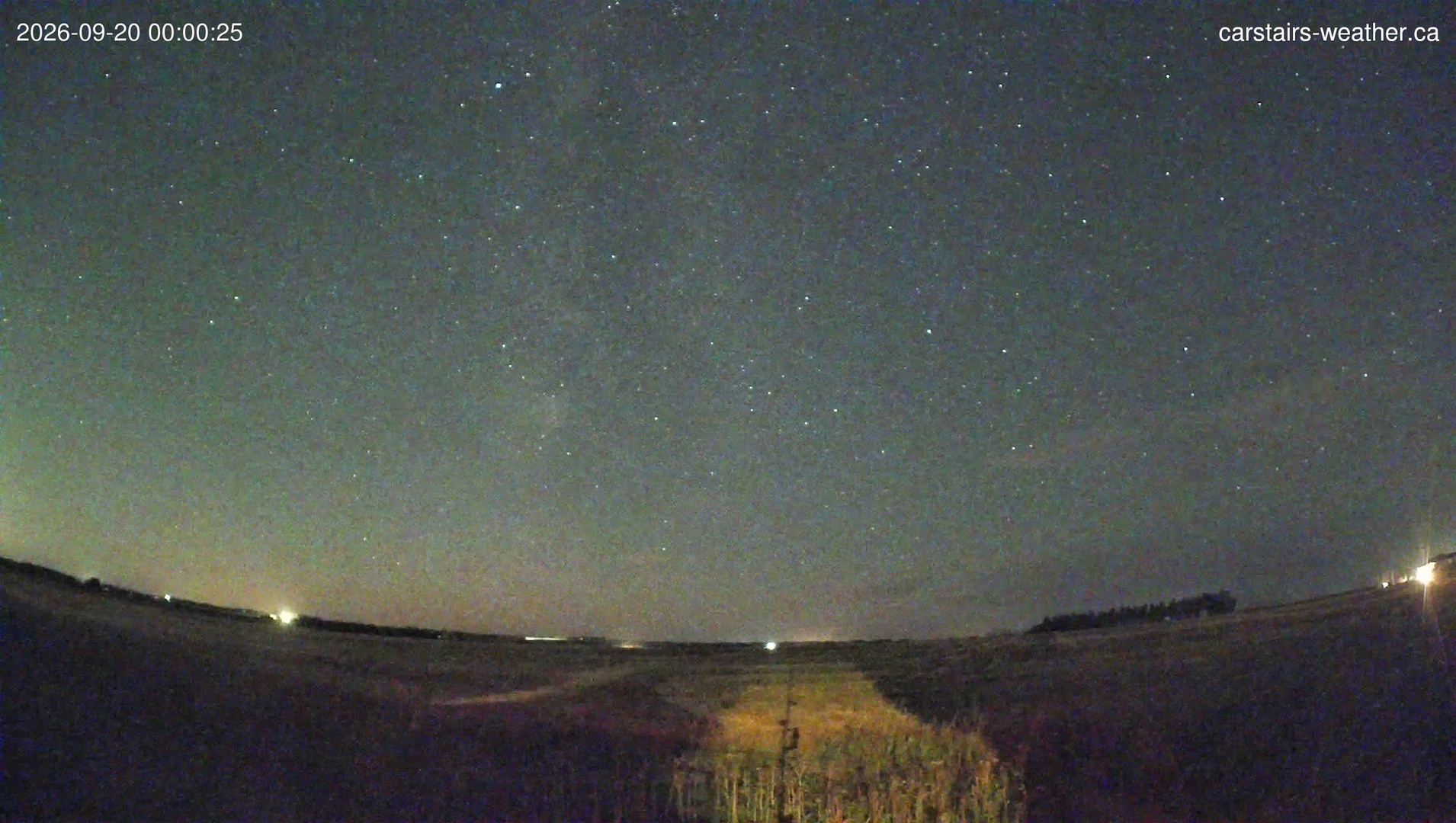 time-lapse frame, Carstairs Sky Cam webcam