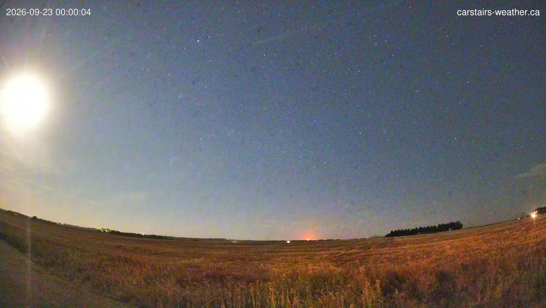 time-lapse frame, Carstairs Sky Cam webcam