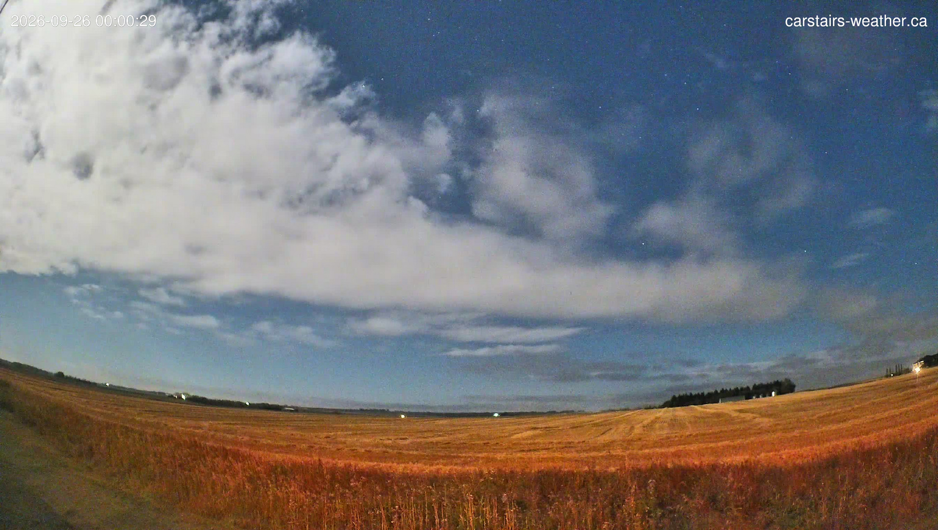 time-lapse frame, Carstairs Sky Cam webcam