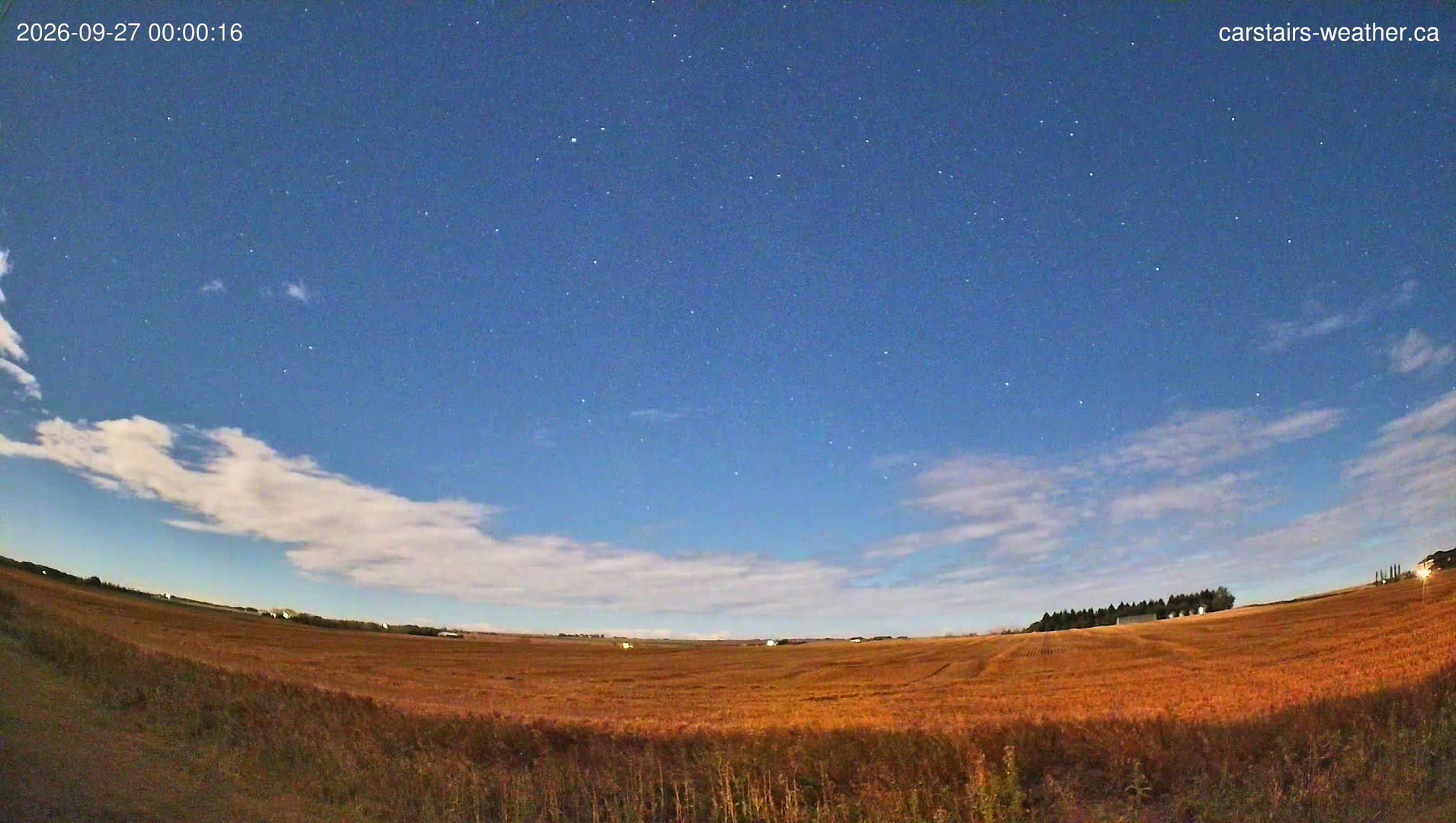 time-lapse frame, Carstairs Sky Cam webcam