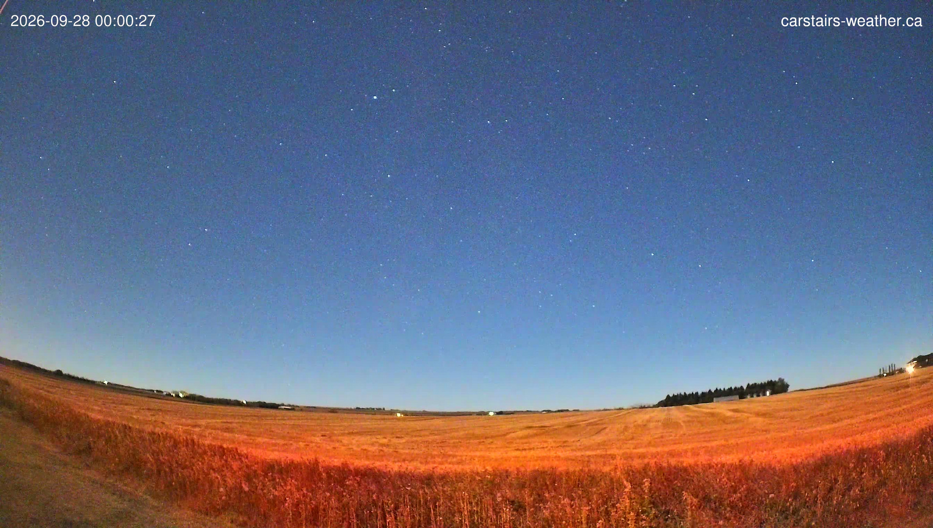 time-lapse frame, Carstairs Sky Cam webcam