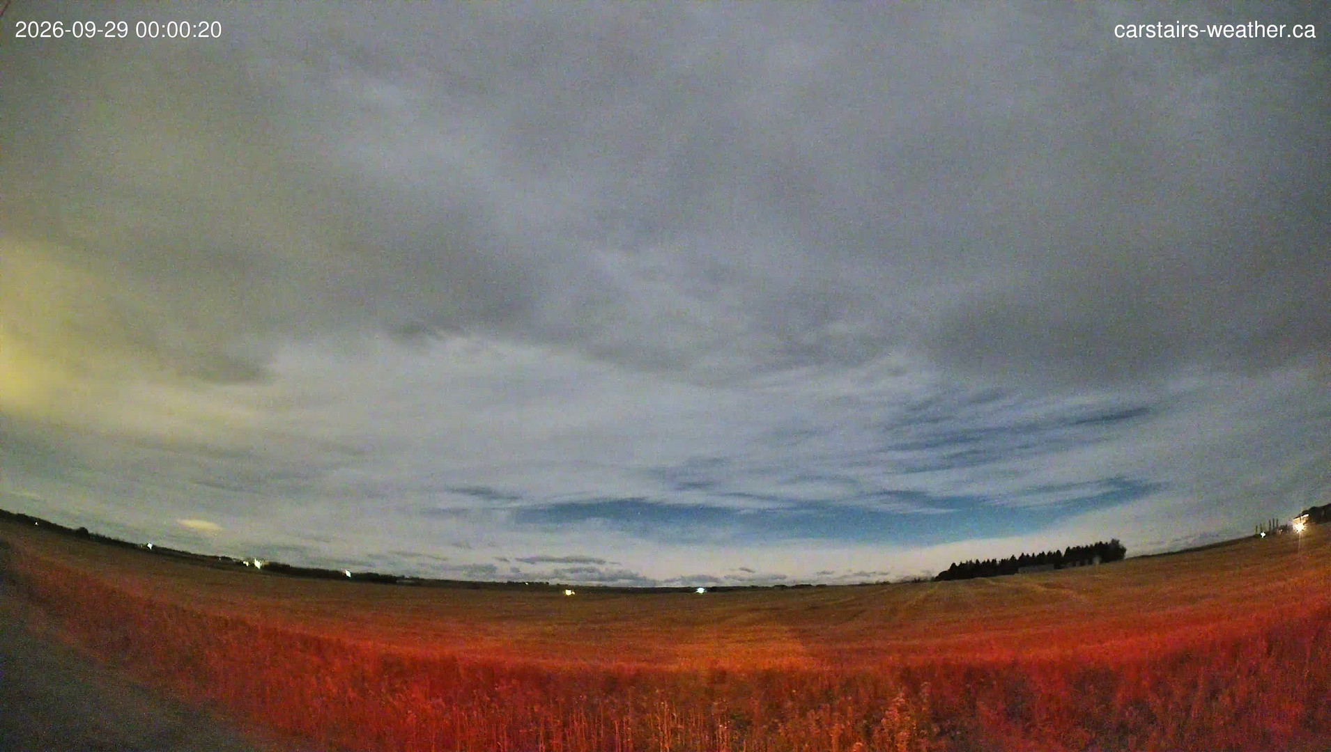 time-lapse frame, Carstairs Sky Cam webcam