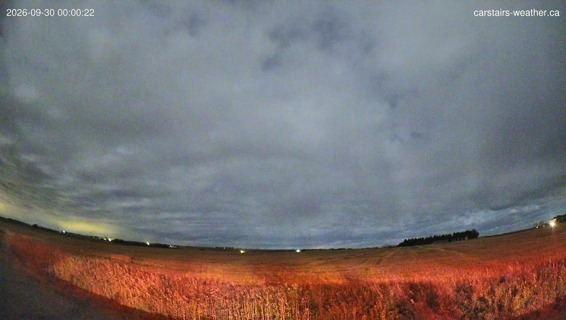 time-lapse frame, Carstairs Sky Cam webcam