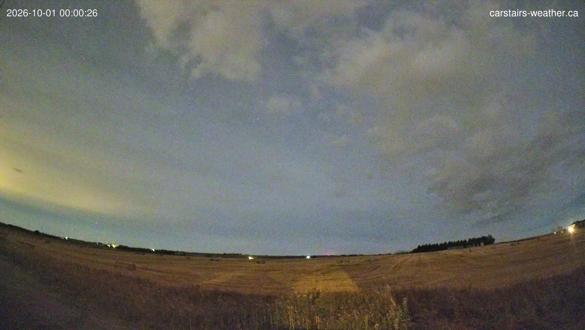 time-lapse frame, Carstairs Sky Cam webcam
