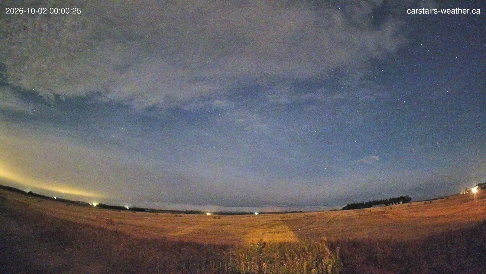 time-lapse frame, Carstairs Sky Cam webcam