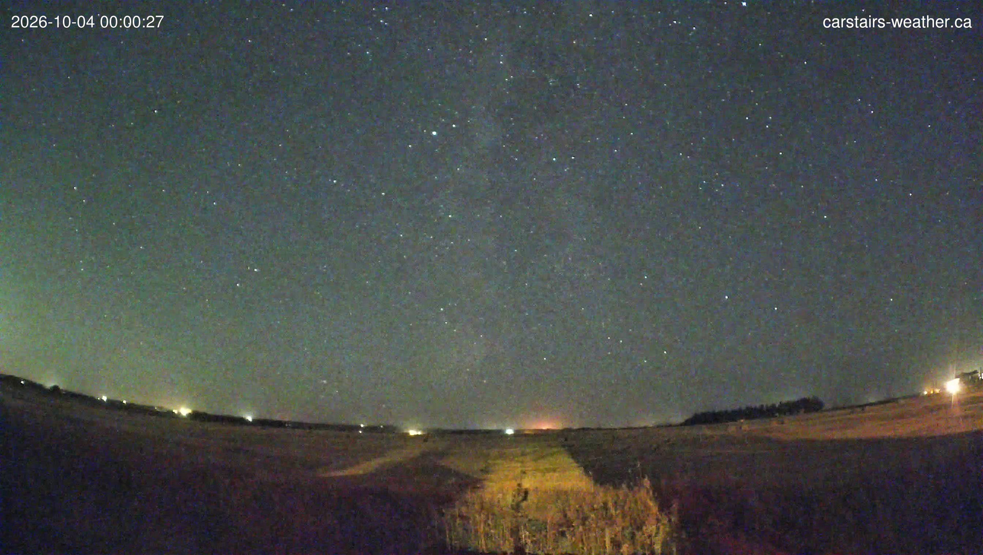 time-lapse frame, Carstairs Sky Cam webcam
