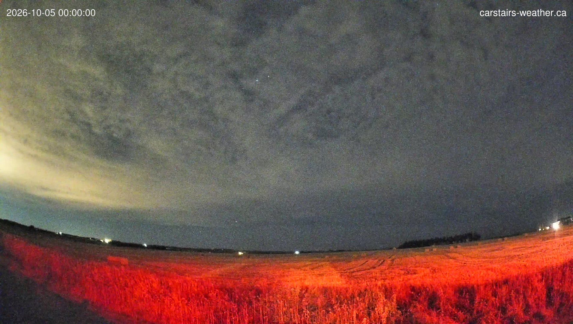 time-lapse frame, Carstairs Sky Cam webcam