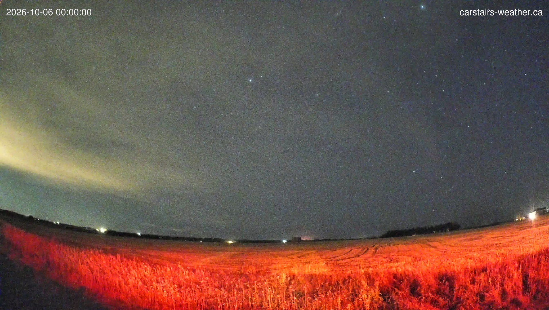 time-lapse frame, Carstairs Sky Cam webcam