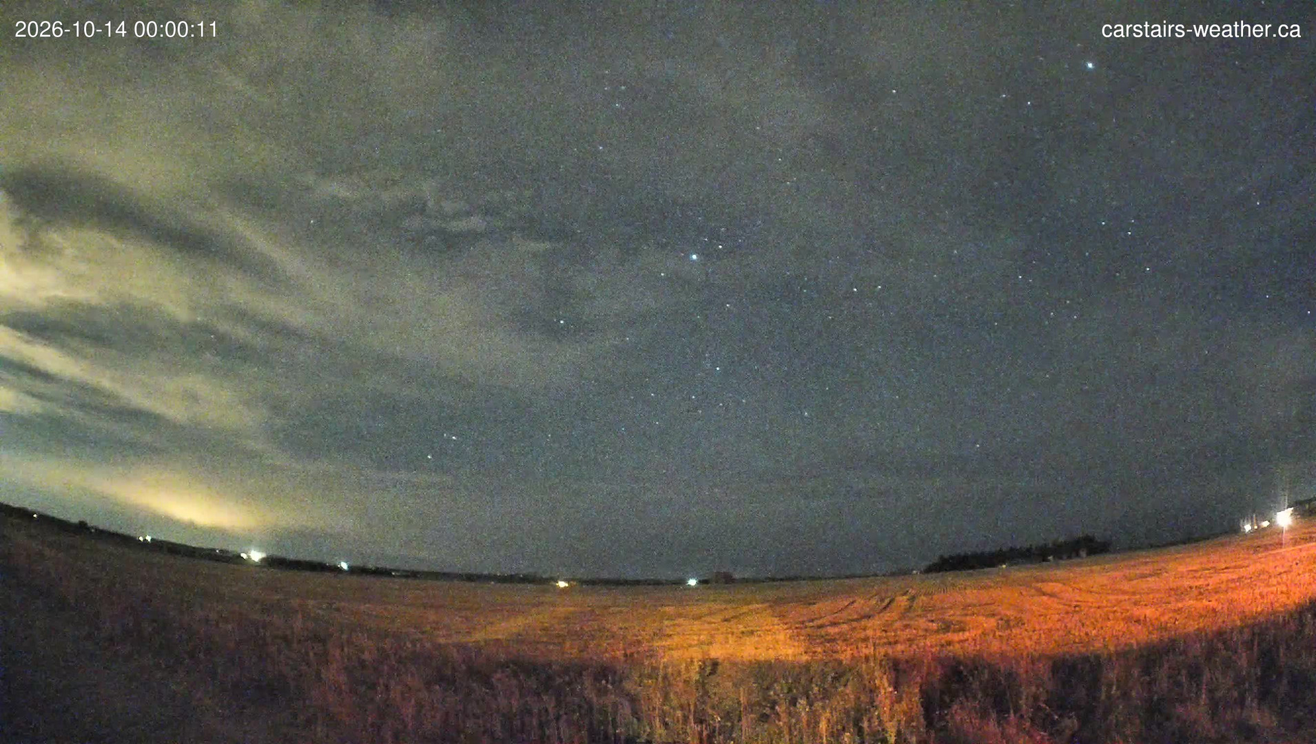 time-lapse frame, Carstairs Sky Cam webcam