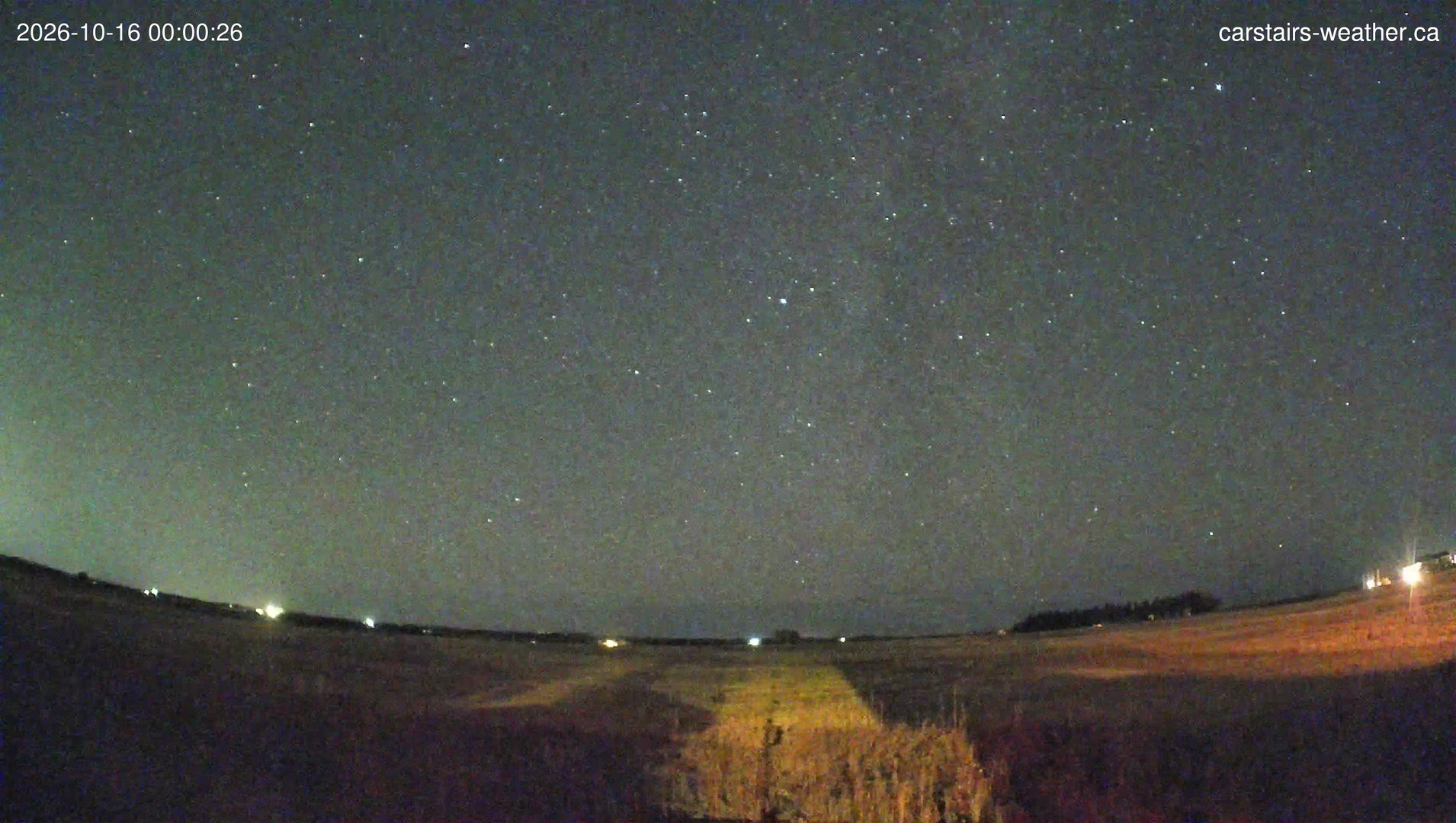 time-lapse frame, Carstairs Sky Cam webcam
