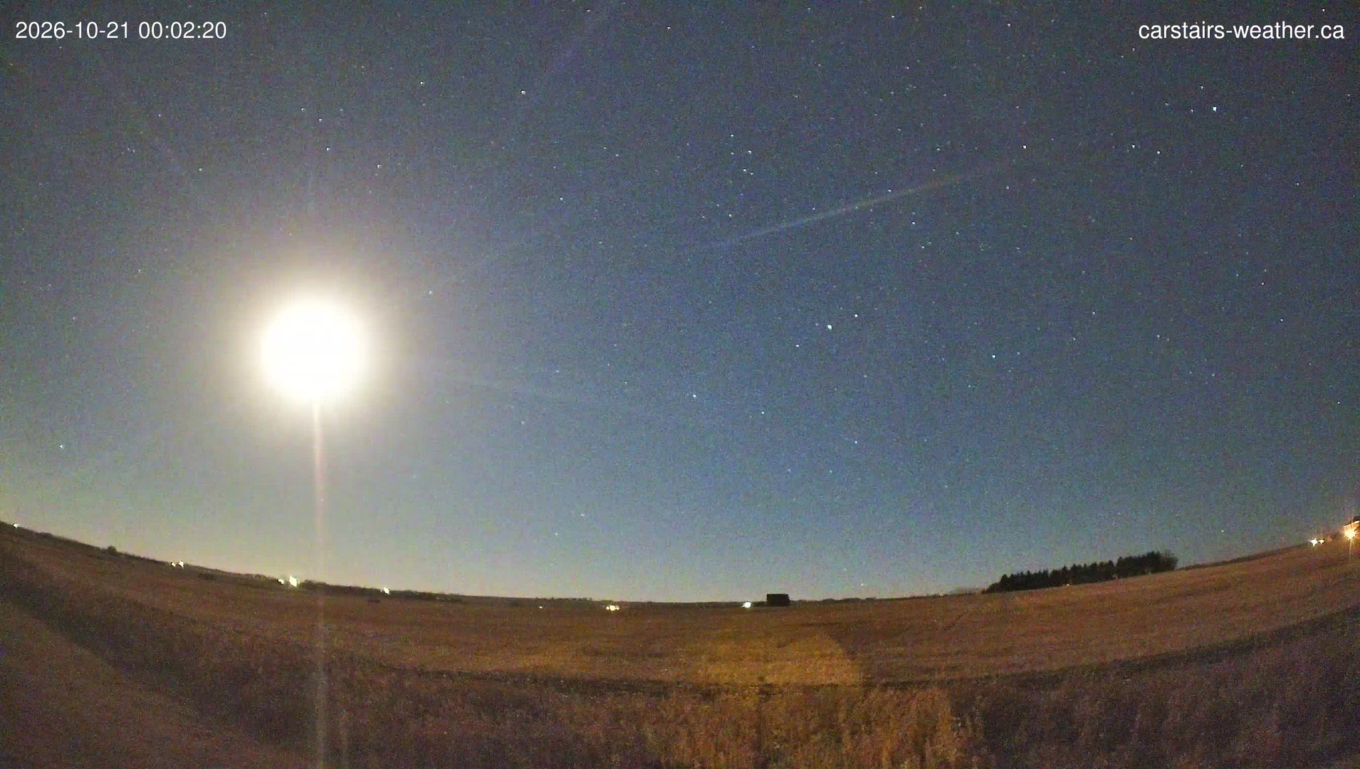 time-lapse frame, Carstairs Sky Cam webcam