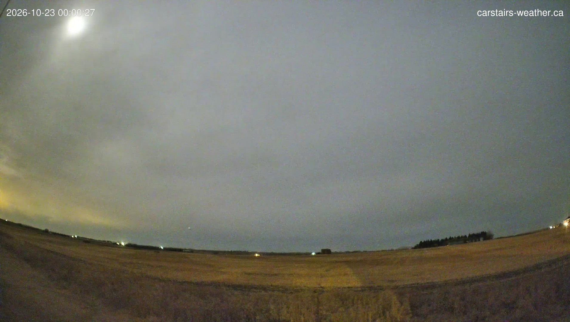 time-lapse frame, Carstairs Sky Cam webcam
