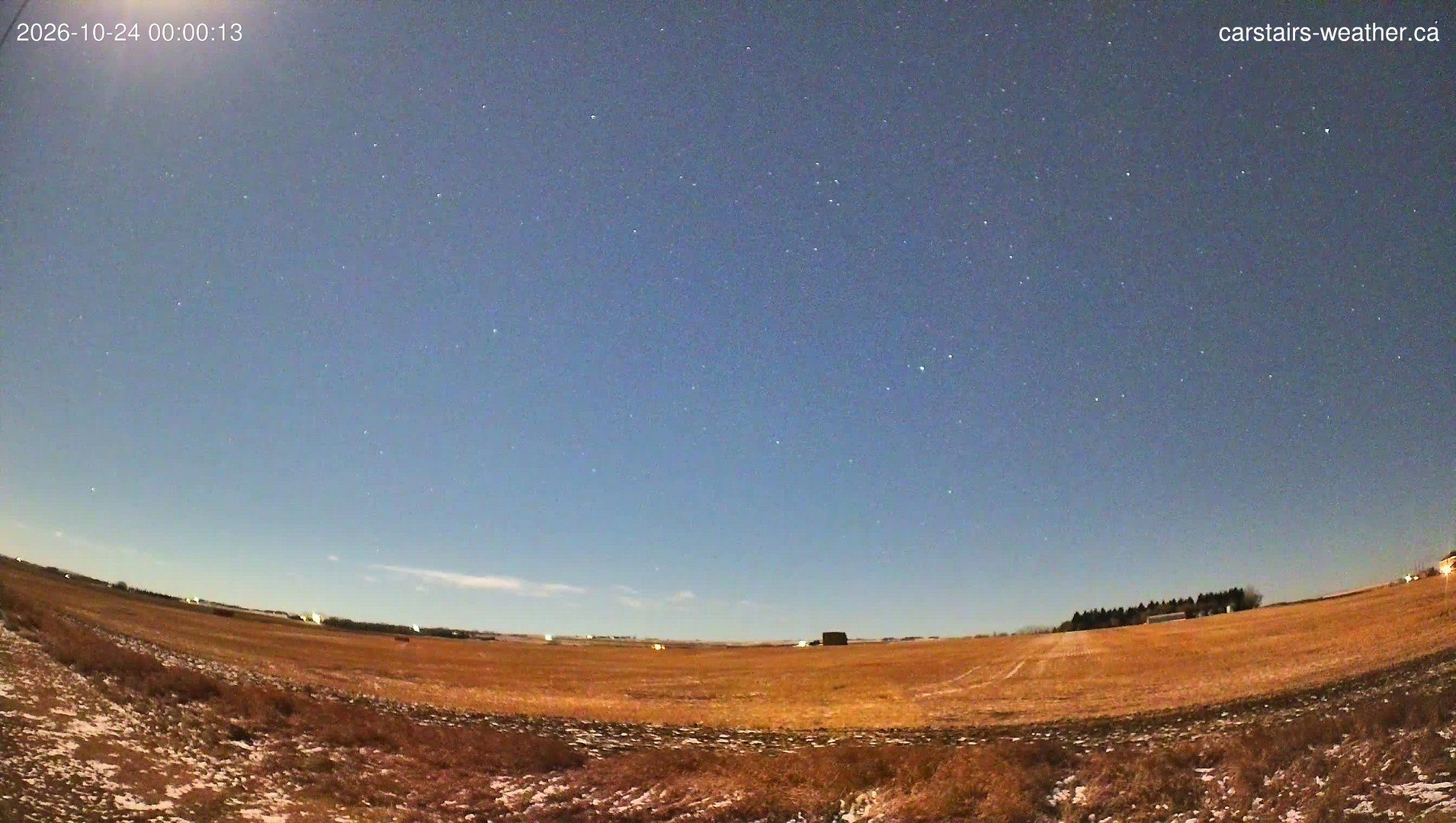 time-lapse frame, Carstairs Sky Cam webcam