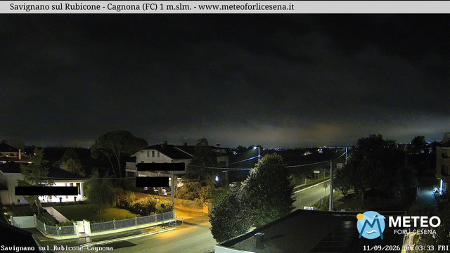 time-lapse frame, Savignano sul Rubicone webcam