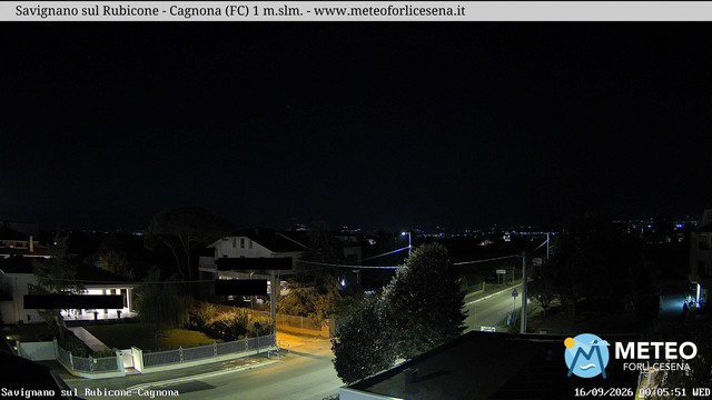 time-lapse frame, Savignano sul Rubicone webcam