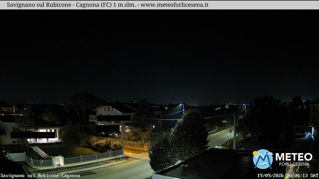 time-lapse frame, Savignano sul Rubicone webcam