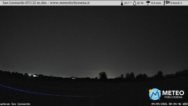 time-lapse frame, San Leonardo webcam