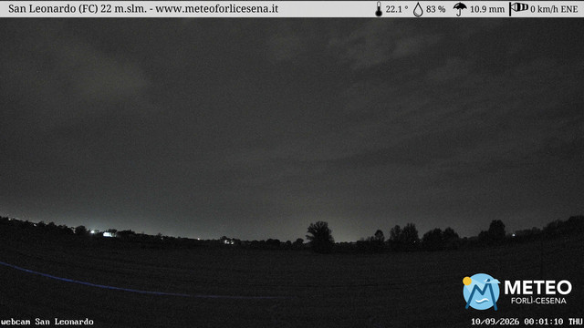 time-lapse frame, San Leonardo webcam