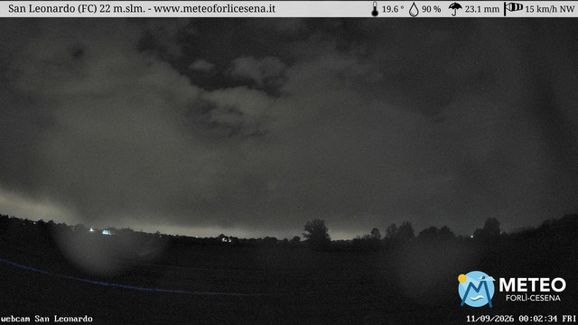 time-lapse frame, San Leonardo webcam
