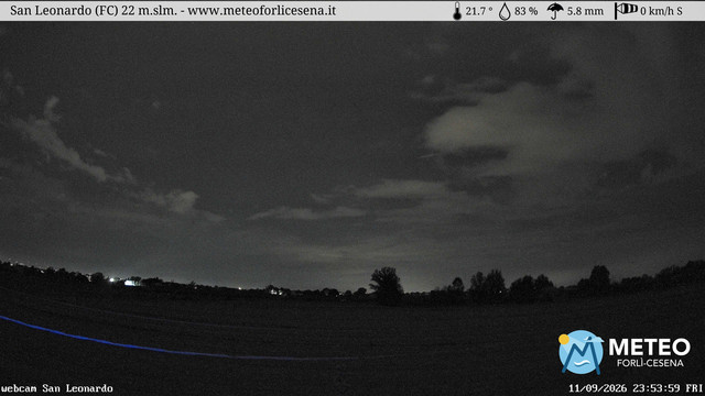 time-lapse frame, San Leonardo webcam