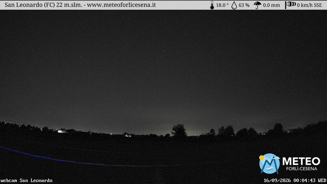 time-lapse frame, San Leonardo webcam