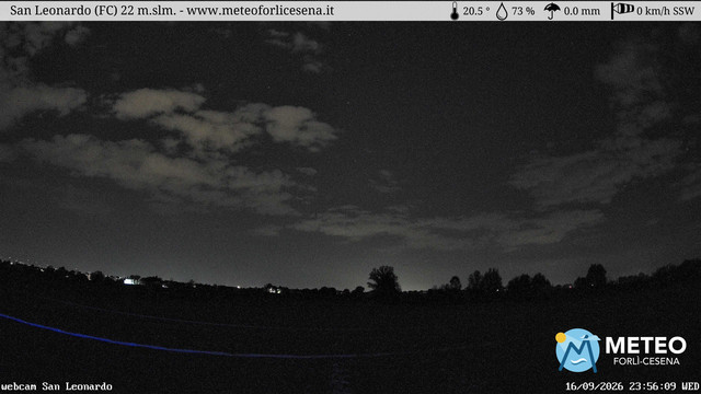 time-lapse frame, San Leonardo webcam