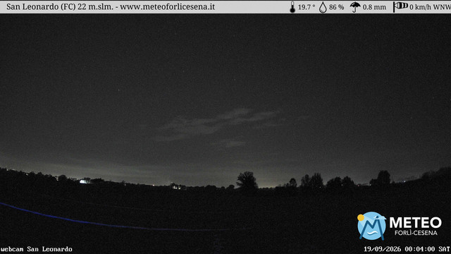 time-lapse frame, San Leonardo webcam