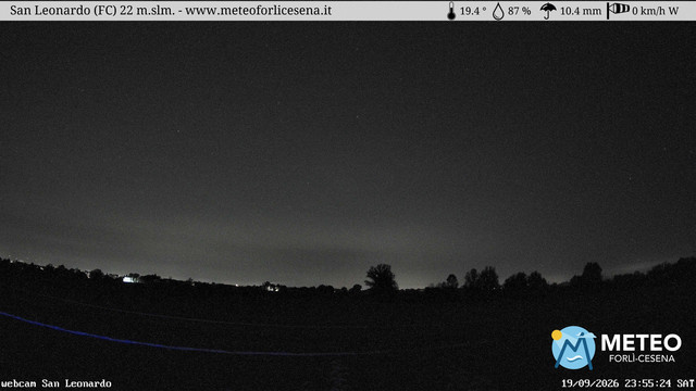 time-lapse frame, San Leonardo webcam