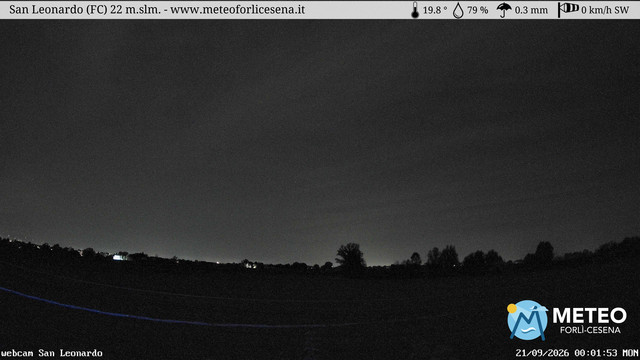 time-lapse frame, San Leonardo webcam