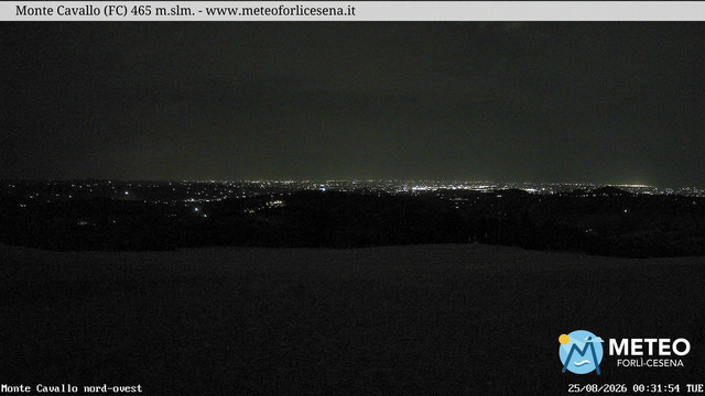 time-lapse frame, Monte Cavallo Nord webcam