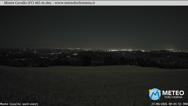 time-lapse frame, Monte Cavallo Nord webcam