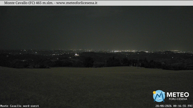 time-lapse frame, Monte Cavallo Nord webcam