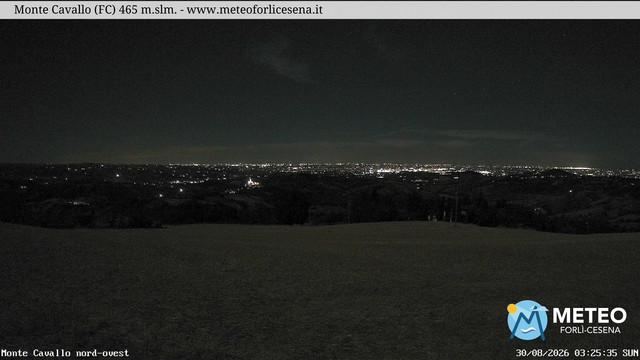 time-lapse frame, Monte Cavallo Nord webcam