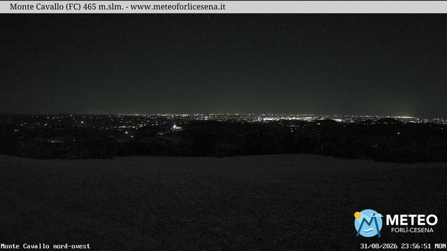 time-lapse frame, Monte Cavallo Nord webcam