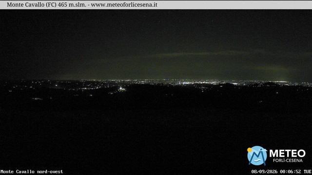 time-lapse frame, Monte Cavallo Nord webcam