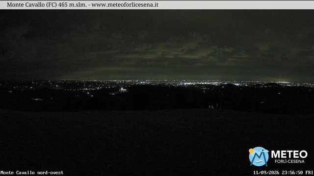 time-lapse frame, Monte Cavallo Nord webcam