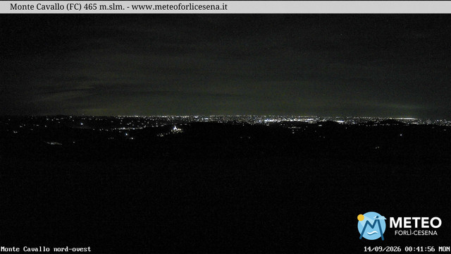 time-lapse frame, Monte Cavallo Nord webcam