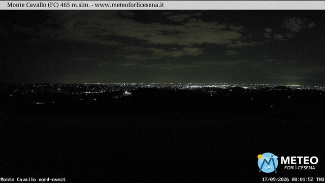 time-lapse frame, Monte Cavallo Nord webcam