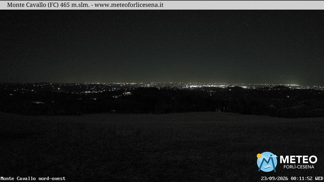 time-lapse frame, Monte Cavallo Nord webcam
