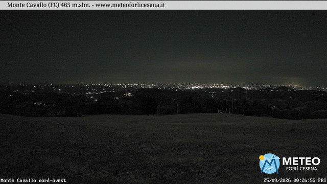 time-lapse frame, Monte Cavallo Nord webcam